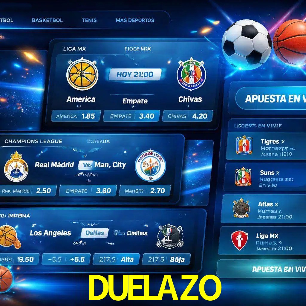 Mercados de apuestas deportivas DUELAZO para jugadores en México