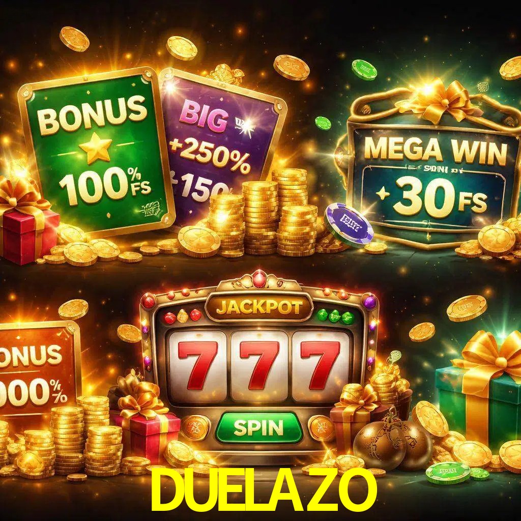 Tipos de bonos DUELAZO incluyendo recompensas de bienvenida y promociones continuas